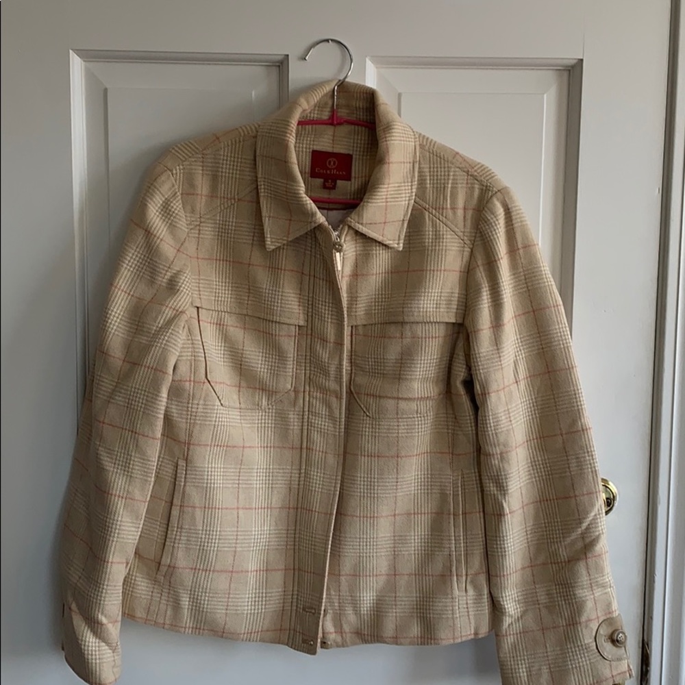 Fall/winter zipper front 41% wool jacket Vintage